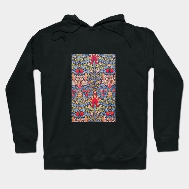 William Morris Snakeshead Hoodie by fineartgallery